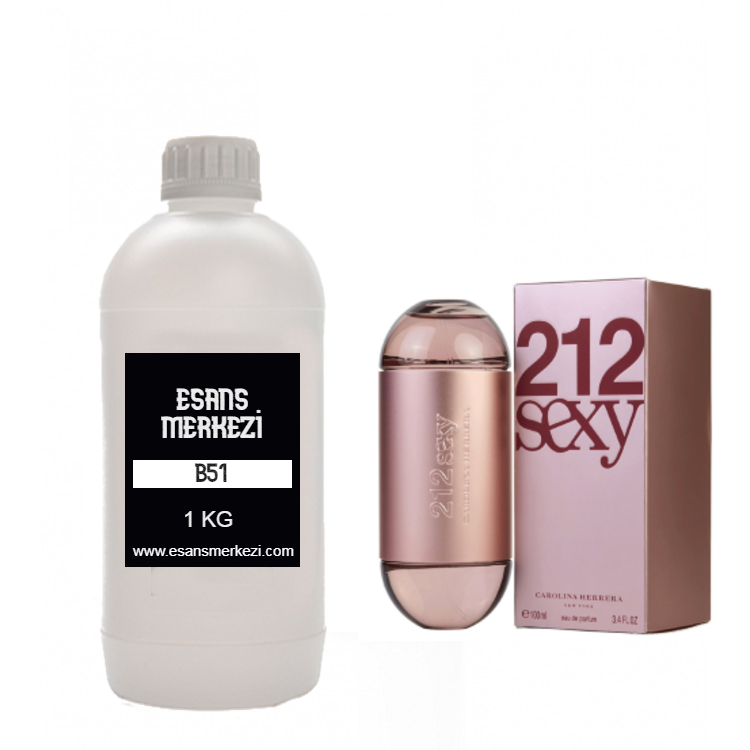 B51 - Carolina Herrera - 212 Sexy Bayan Parfüm Esansı (1KG)