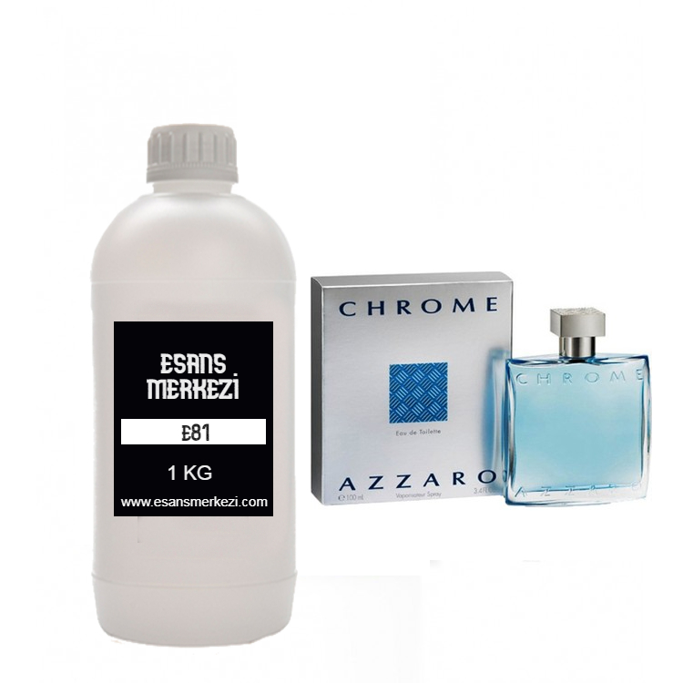 E81 - Azzara - Chrome Erkek Parfüm Esansı (1KG)